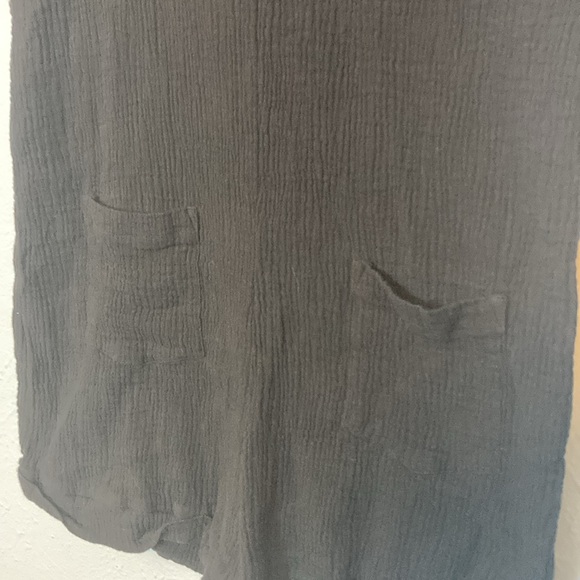 Princess Polly Womens Size 6 Black Vixen Short Romper Gauze 100% Cotton Playsuit - Picture 12 of 16